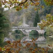 Le Pont de Cirou en automne