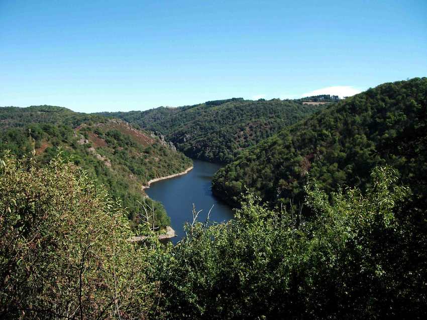 Le Viaur au barrage de Pampelonne