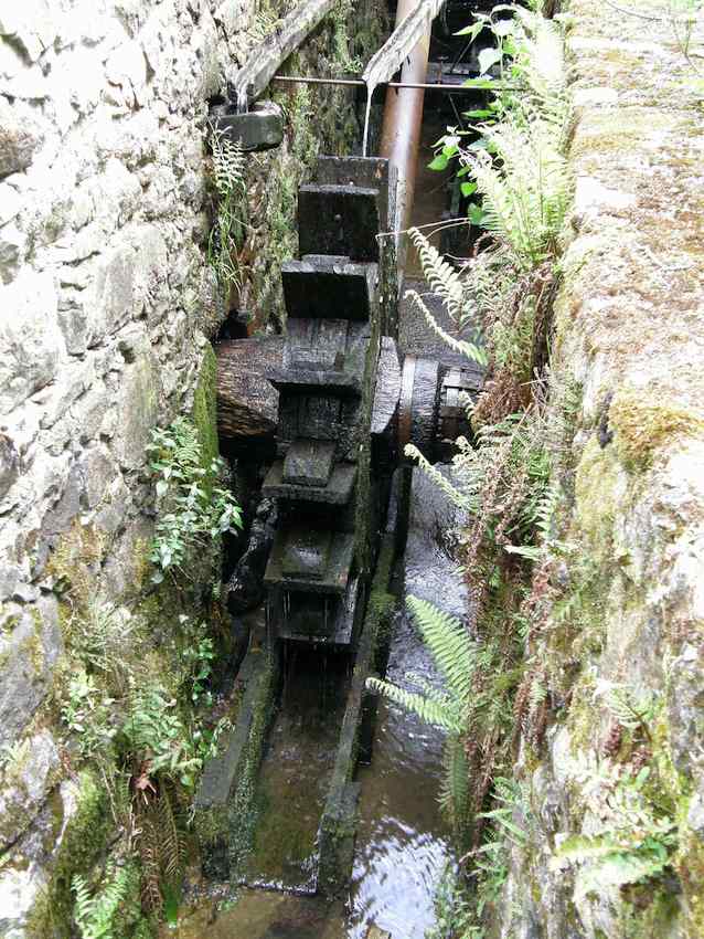 Roue verticale du Martinet de la Ramonde